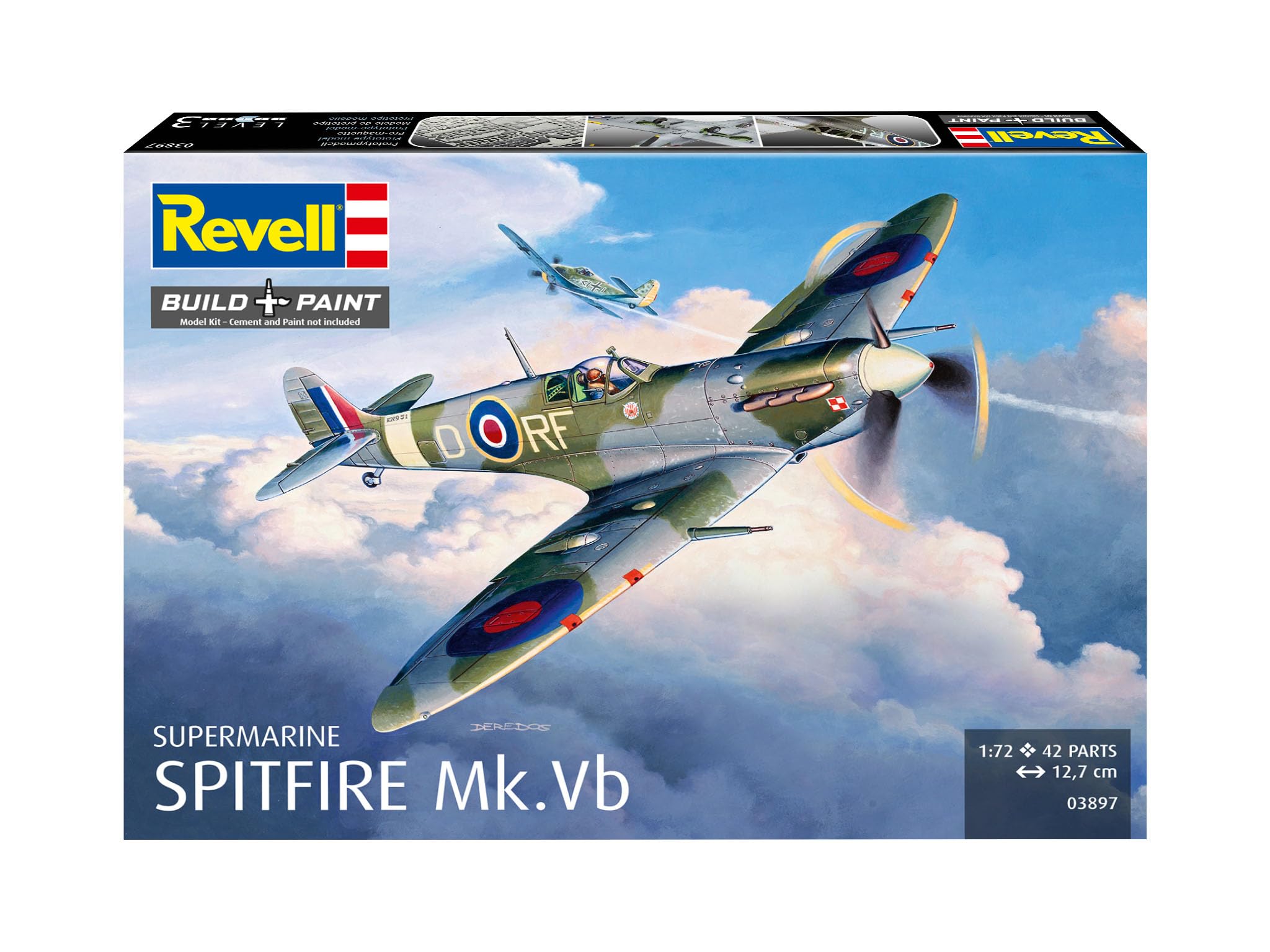 Amazon | ドイツレベル(Revell) 1/72 イギリス空軍 スピットファイアMk